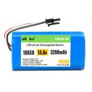 14.8V 3200mAh Li-ion Replacement Battery Pack for Qihoo 360 S5, 360 S7, 360 S7 Pro,360 T9,360 X9, 360 T90 Robot Vacuum