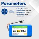 14.8V 3200mAh Li-ion Replacement Battery Pack for Qihoo 360 S5, 360 S7, 360 S7 Pro,360 T9,360 X9, 360 T90 Robot Vacuum